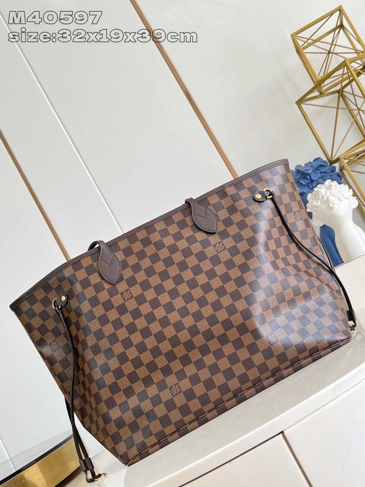 Geanta Louis Vuitton Neverfull Premium-interior rosu