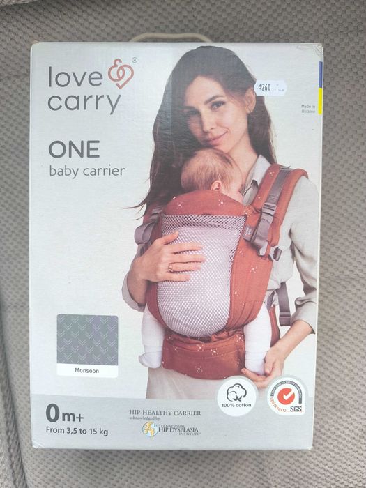 Ергономична раница love and carry ONE за бебеносене