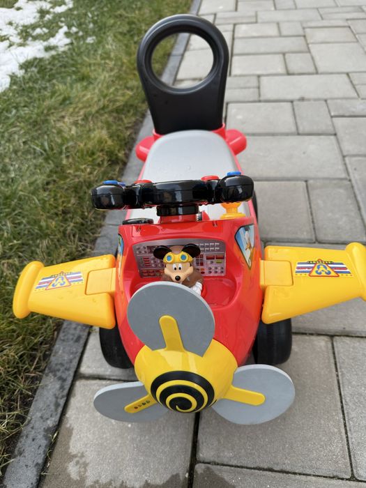 Masinuta fara pedale Kiddieland - Primul meu avion Mickey Mouse