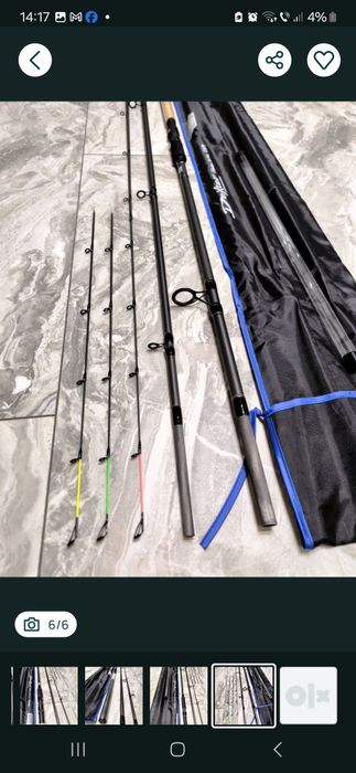 Set 2 Lansete Feeder Dexter 3,9m 3+3 varfuri .
Trimit prin fan C