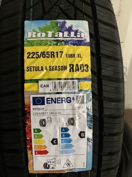 Нови всесезонни гуми ROTALLA SETULA 4 SEASON 225/65R17 106V XL НОВ DOT