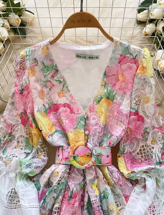 Дамска дантелена рокля