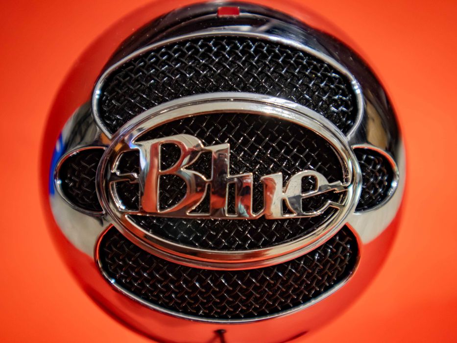 Logitech Blue Snowball Хром USB кондензаторен микрофон запис стрийминг