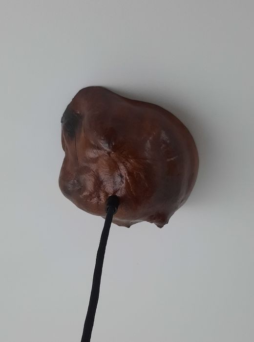 Lampa rustica din lemn