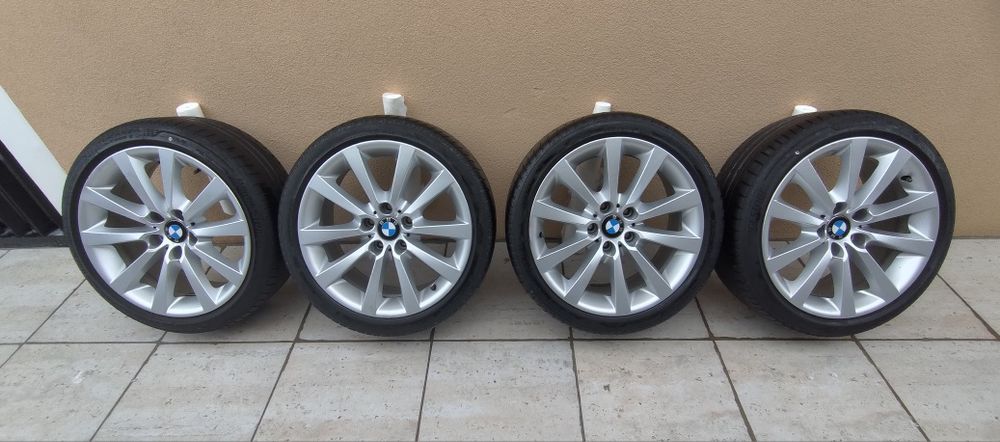 Set roti BMW 5x120 R18 cu anvelope de vara