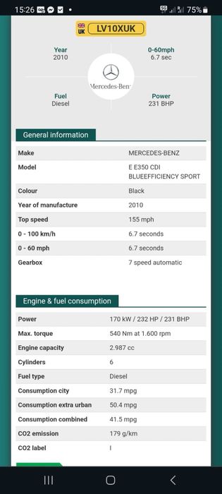 *На части* Двигател Mercedes E 350cdi 213кс./ w207 *AMG PAKET*