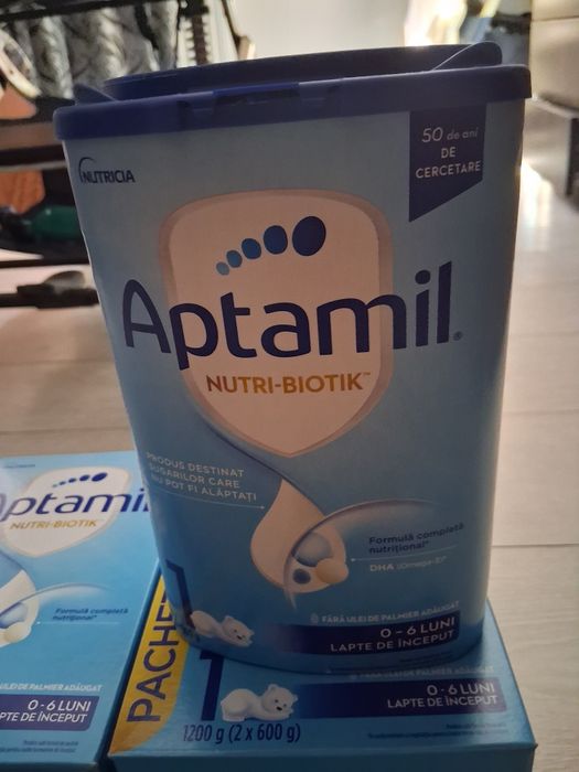Aptamil nutri-biotik 1, 2 cutii de 1200gr