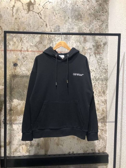 Hanorac off white negru colectia noua premium