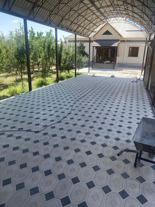 Укладка брусчатки