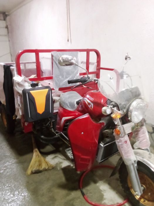 Mototsikl Gaz bilan ishlaydi