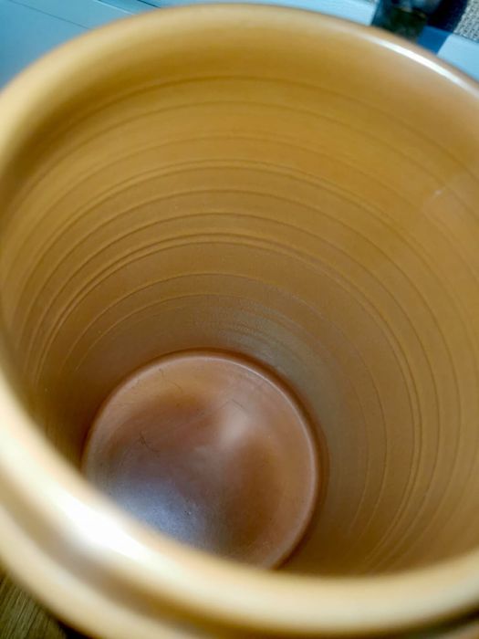 Халба бира огромна керамична капак традиционна ръчна изработка 2,5 л.