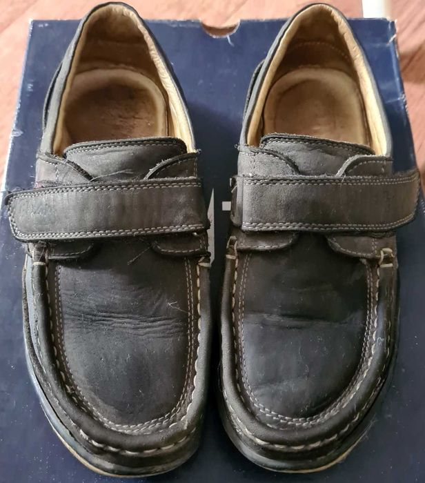 Туфли Тифлани кожаные на мальчика