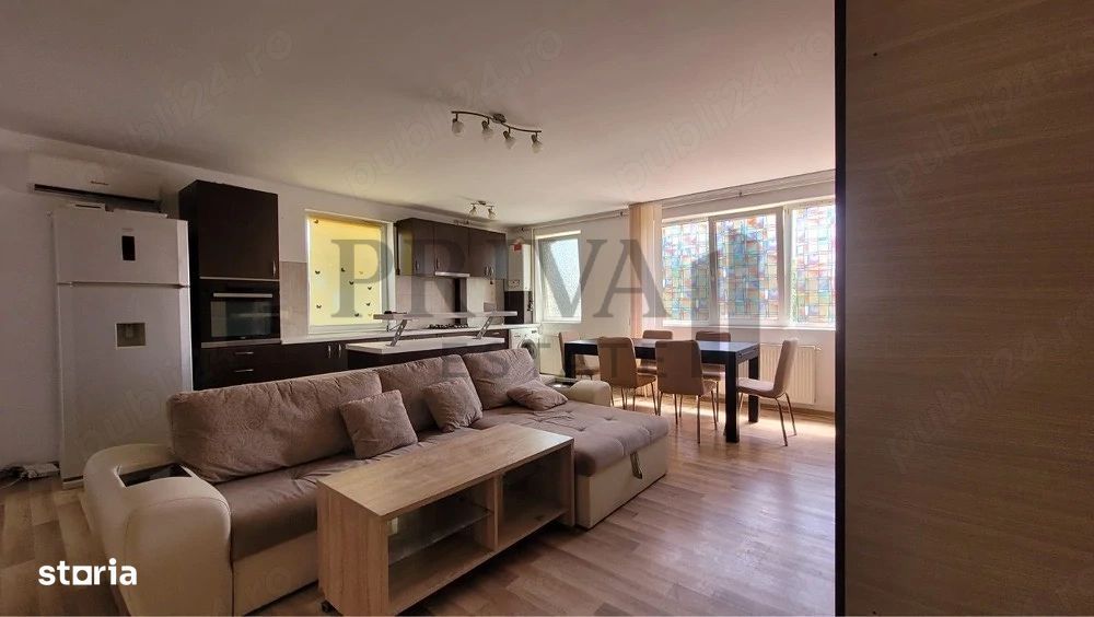 Apartament 3 camere mobilat si utilat, Dumbrăvița/Mega Image