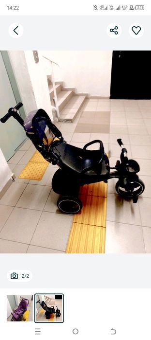 Коляска, и велосипед раскладной