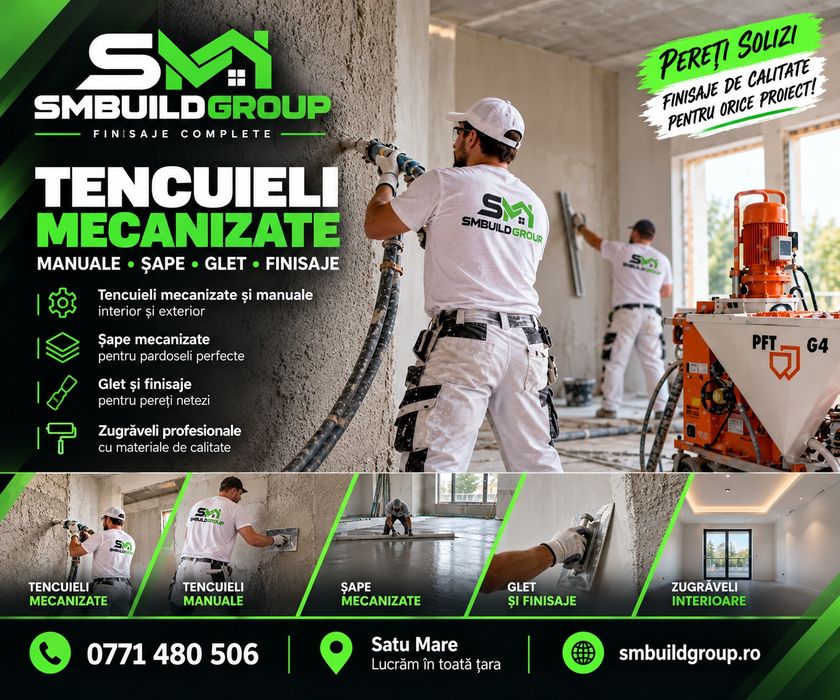 Renovari Complete Satu Mare | Interioare, Fatade, Instalatii, Pavaje, Tencuieli, Sape