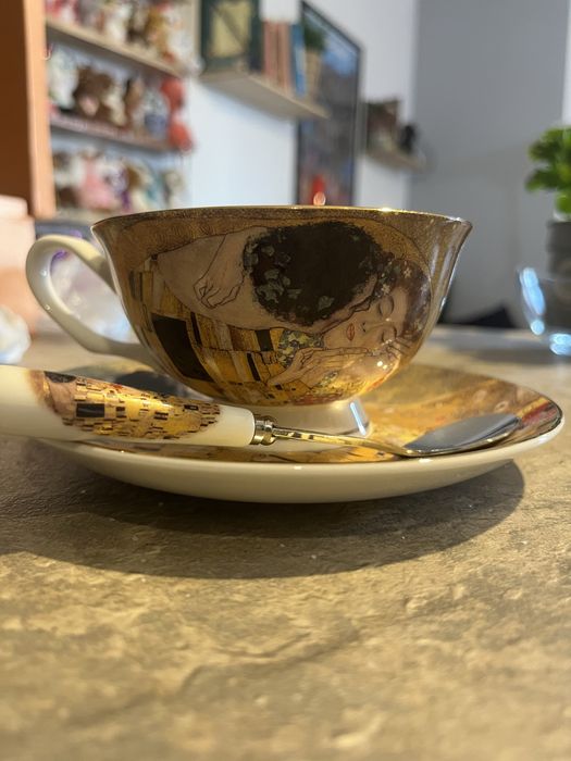 Луксозен порцеланов сервиз Густав Климт – Fine Bone Porcelain