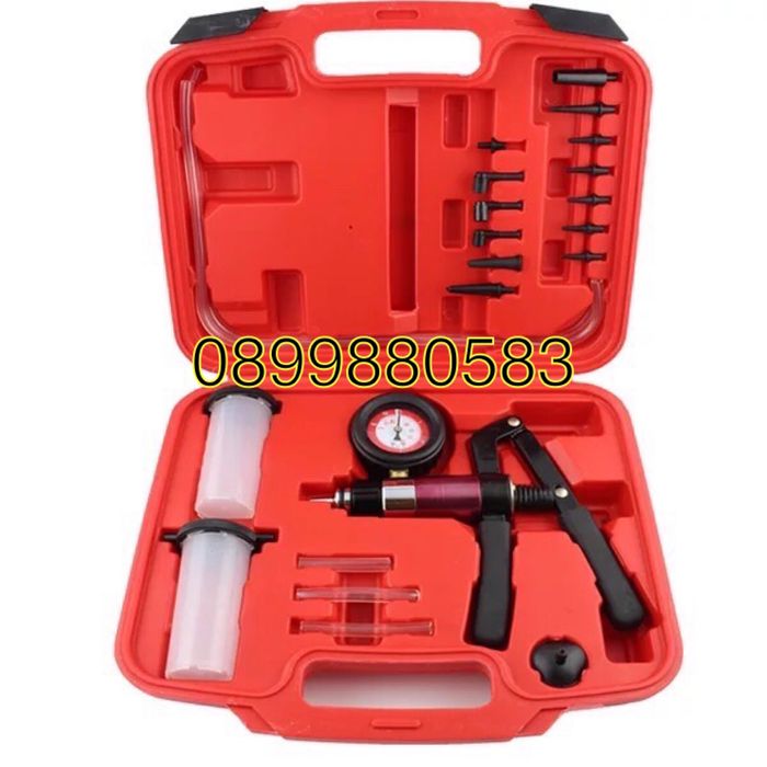 Комбинирана вакум помпа за обездушаване на спирачната система.