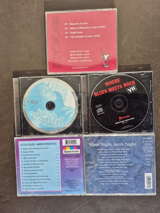 Vând 15 CD jazz,Blues,Soul, muzica  mixta Artiști celebrii