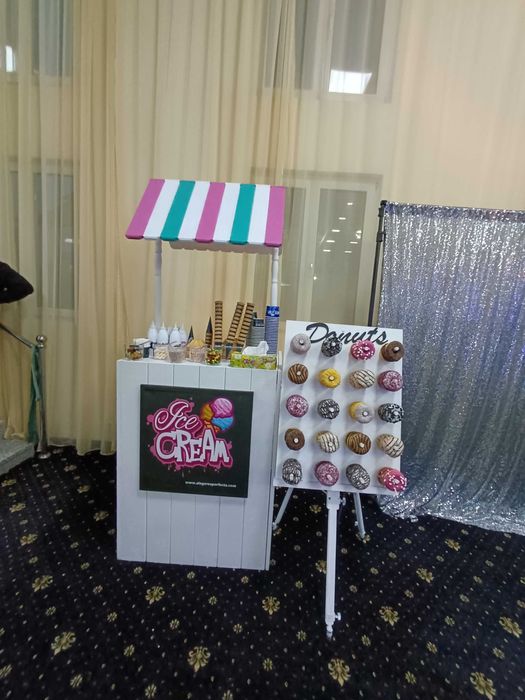 Limonada înghețată vata de zahar decorațiune baloane