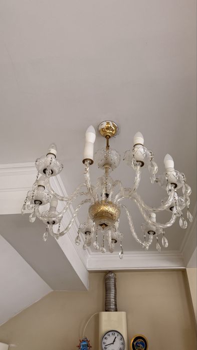 2 Люстры из чешского стекла