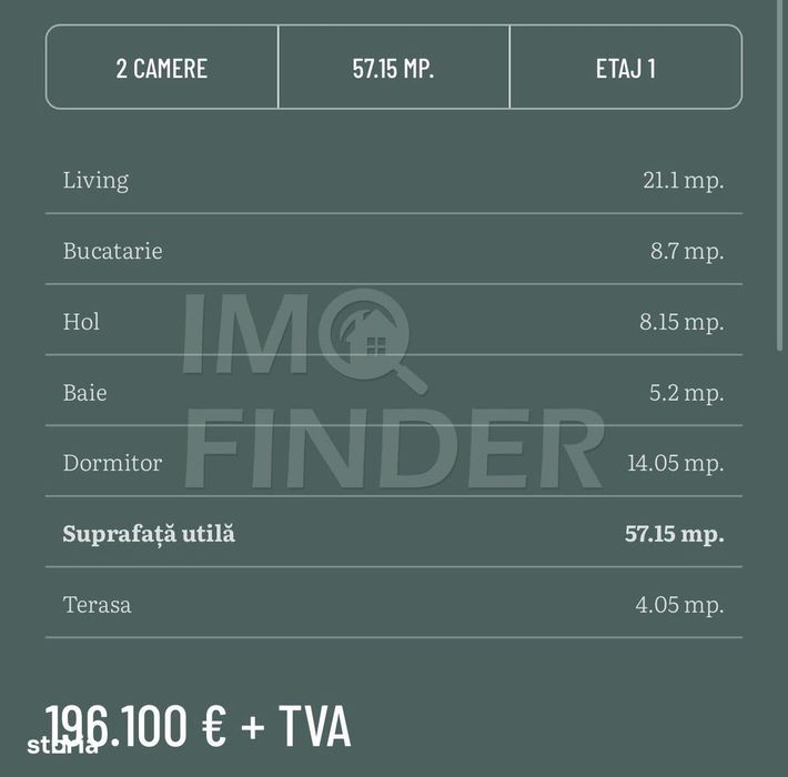 Apartament Premium 2 camere, Andrei Muresanu- Ansamblu Exclusivist