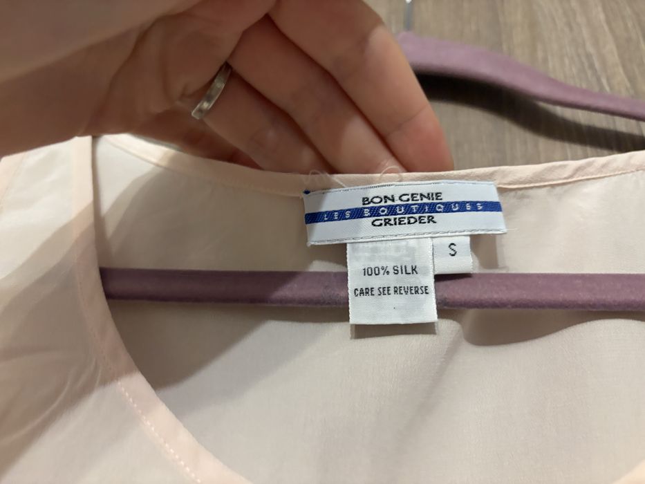 bluza din matase naturala Bon Genur Grieder