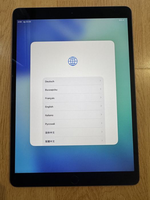 iPad Air 3 - заключен с iCloud