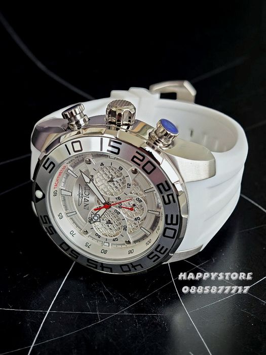 INVICTA Pogo White/Silver 50 mm, Инвикта нов мъжки часовник