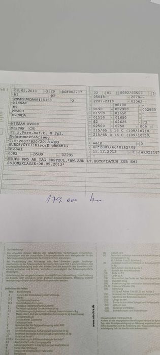 NIssan NV400 Vehicul polivalent