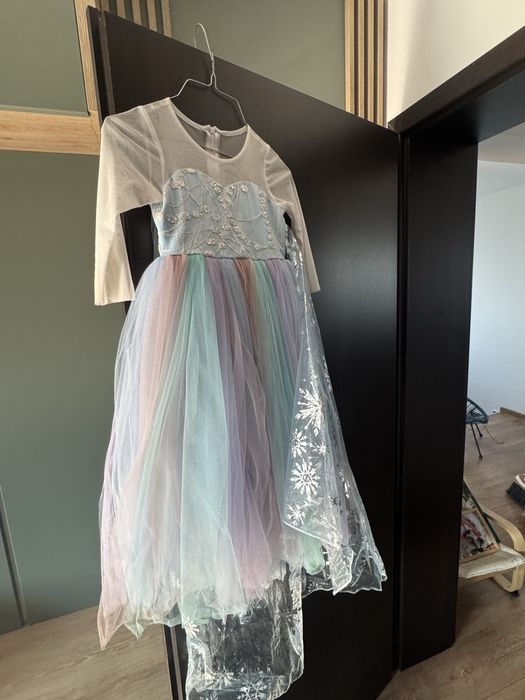 Rochie fetita Elsa Frozen 4 ani