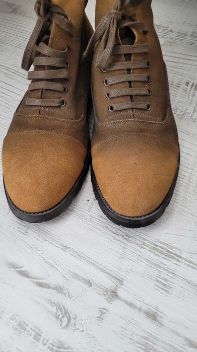 Ghete piele intoarsa 44