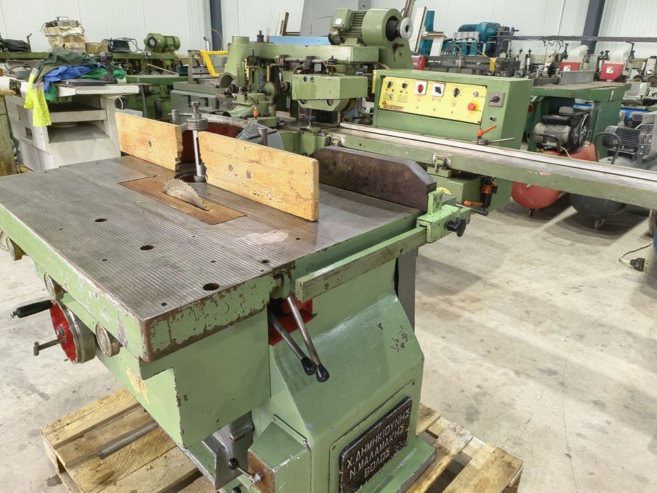 Циркуляр с карета + фреза. Трифазна.