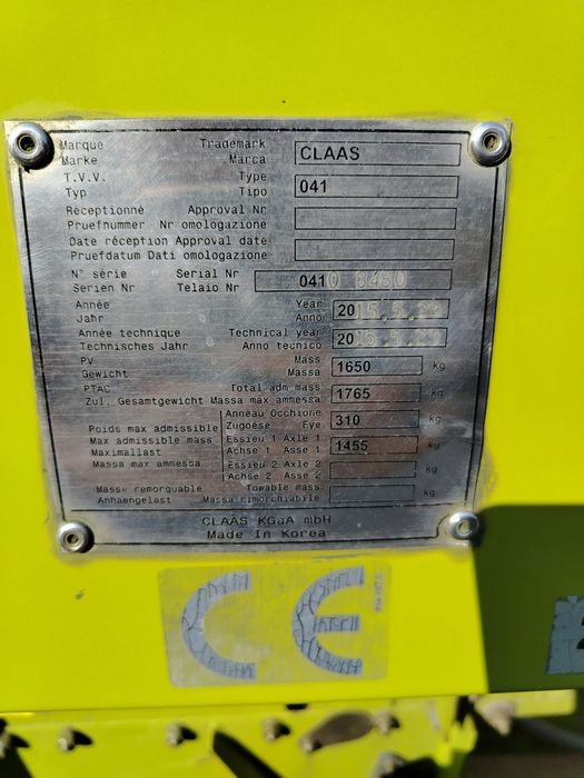 Uzb ishlamagan kareski claas 65