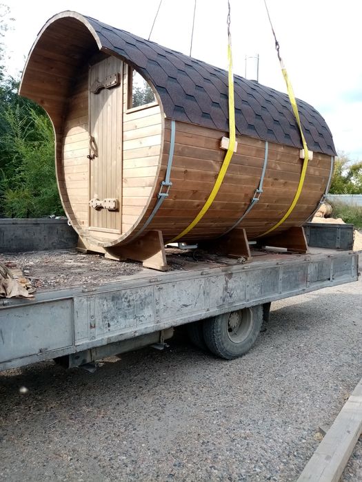 Баня бочка под ключ