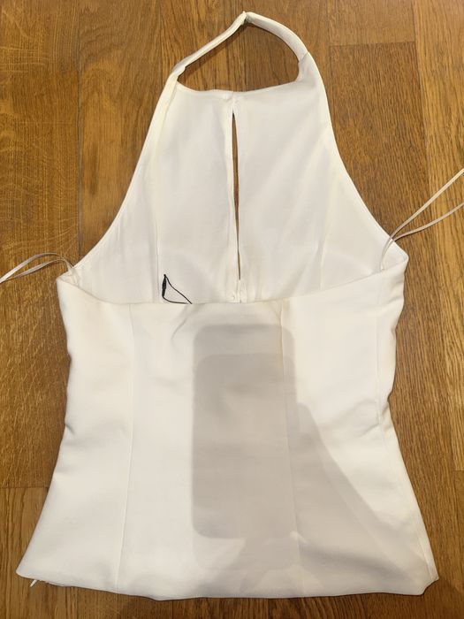ZARA бяла блуза с панделки - нова неносена