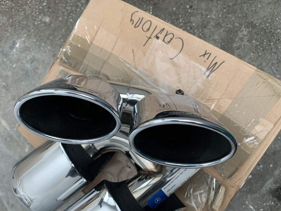 Накрайници за ауспух мерцедес АМГ 63 AMG 65 гърне Ц63 S55 ЦЛ Е клас ЕС