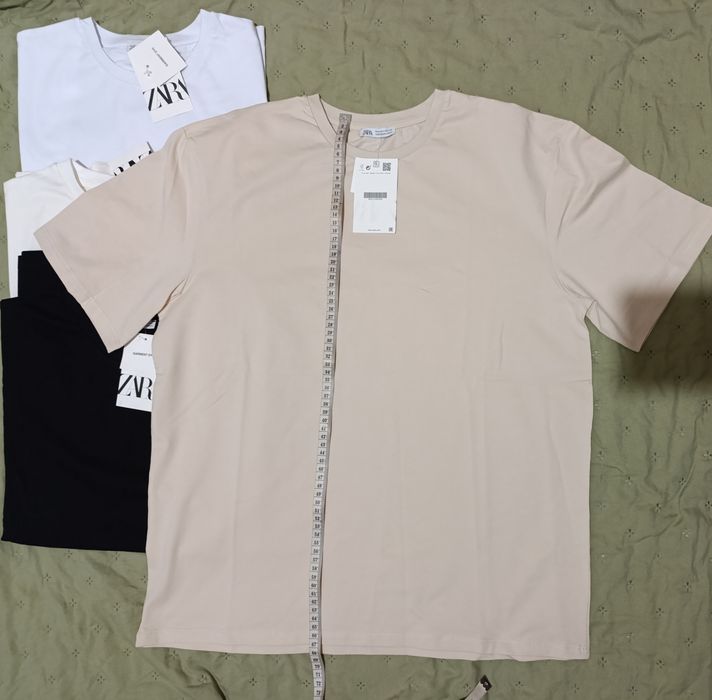 Zara футболки базовые ,oversize