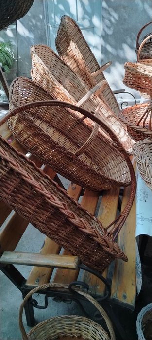 Красивые карзины, ручная работа.