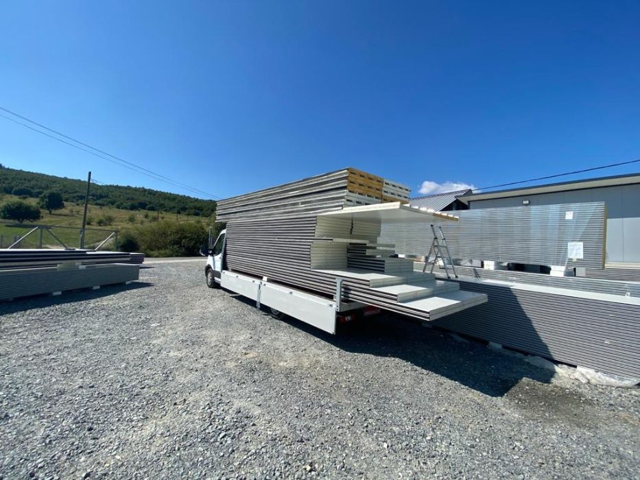 Panouri de tip Sandwich Depozit Cluj Napoca PUR/ PIR/ VATA MINERALA