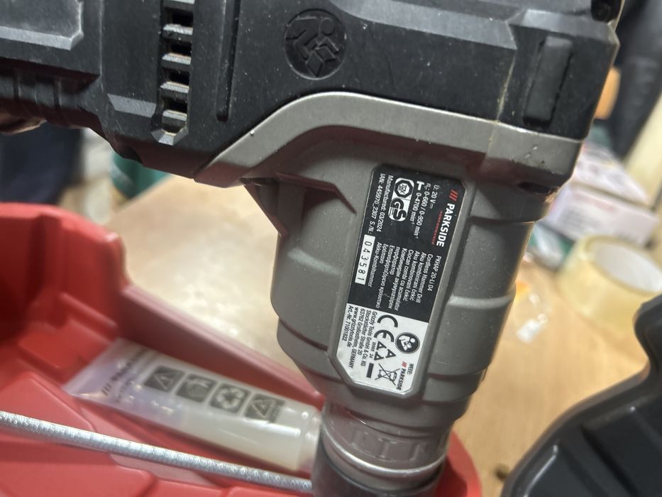 Перфоратор parkside perfomance