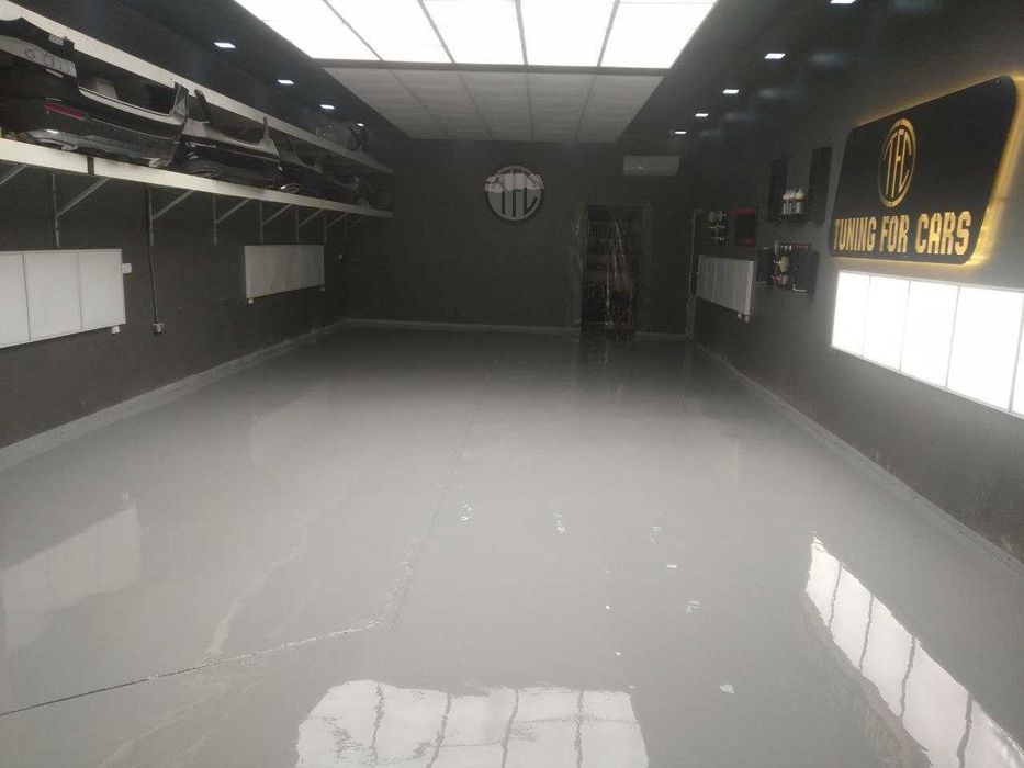 Полимерный наливной пол, Полиуретановые наливные полы, Эпоксидные полы