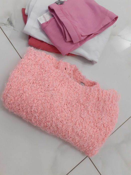 Geaca fetita, 4-5ani, roz pudra