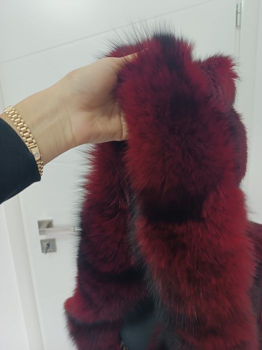 Blana naturala iepure și vulpe M L XL