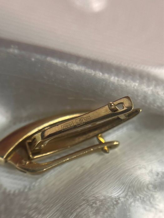 Золотые серьги/BariBarShop/0•0•24