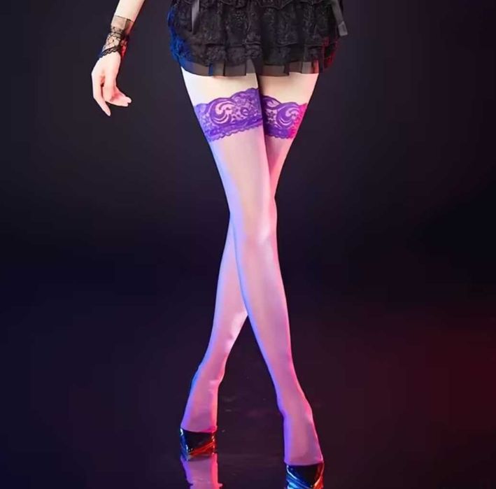 Нови секси чорапи с дантела С_М