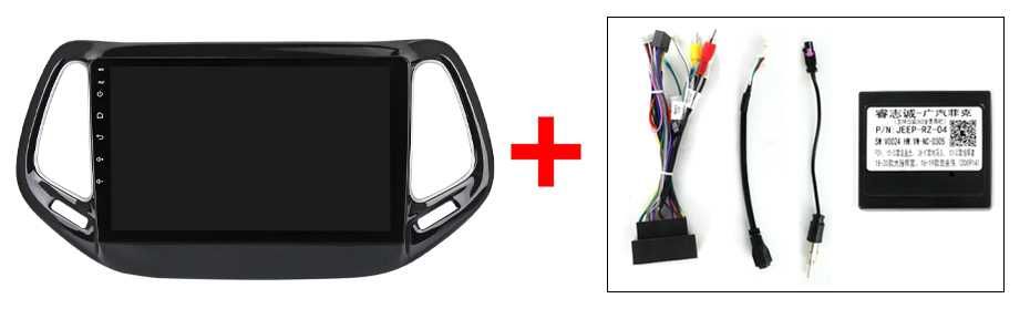 Navigatie Android 14 JEEP COMPASS 2016-2018 1/8 Gb Waze CarPlay CAMERA