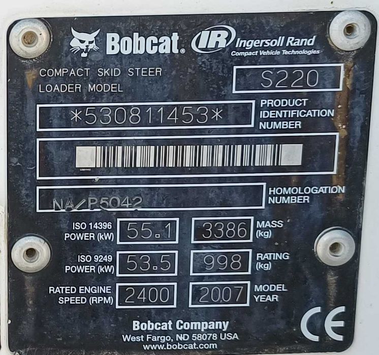 Bobcat S220 incarcator mutifunctional