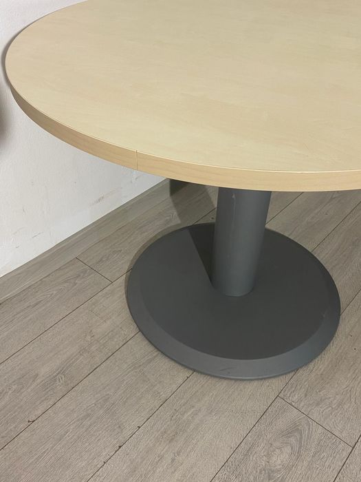5 Buc. Masă Rotundă, Diametru Blat 90 cm; Masă de Lucru Birou