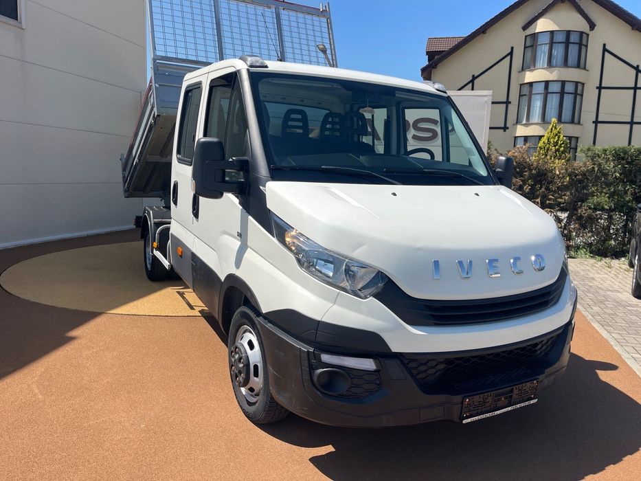 Iveco Daily Doka 6LOCURI  PUNTE DUBLA  BASCULABIL Iveco Daily Doka 35C12, 115CP, Euro 6, Computer, Cârlig
