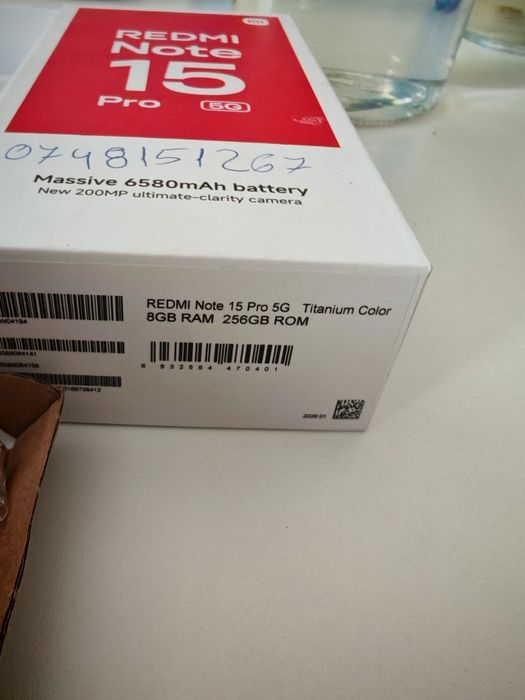 Redmi Note 15 Pro 5G 256 gb 8 gb ram